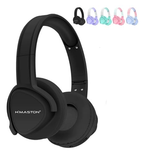 Fone de Ouvido Bluetooth Over-Ear, Microfone Embutido, 20h Autonomia, Design Ajustável, Controles Touch, Resistente à Umidade (Azul Celeste)