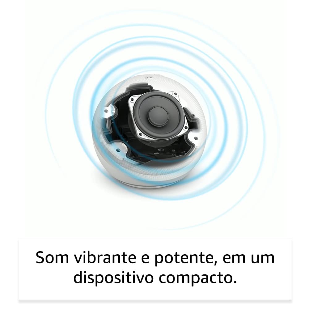 Echo Dot (Geração mais recente) | Smart speaker com Alexa, som vibrante e potente, Wi-Fi e Bluetooth | Cor Preta