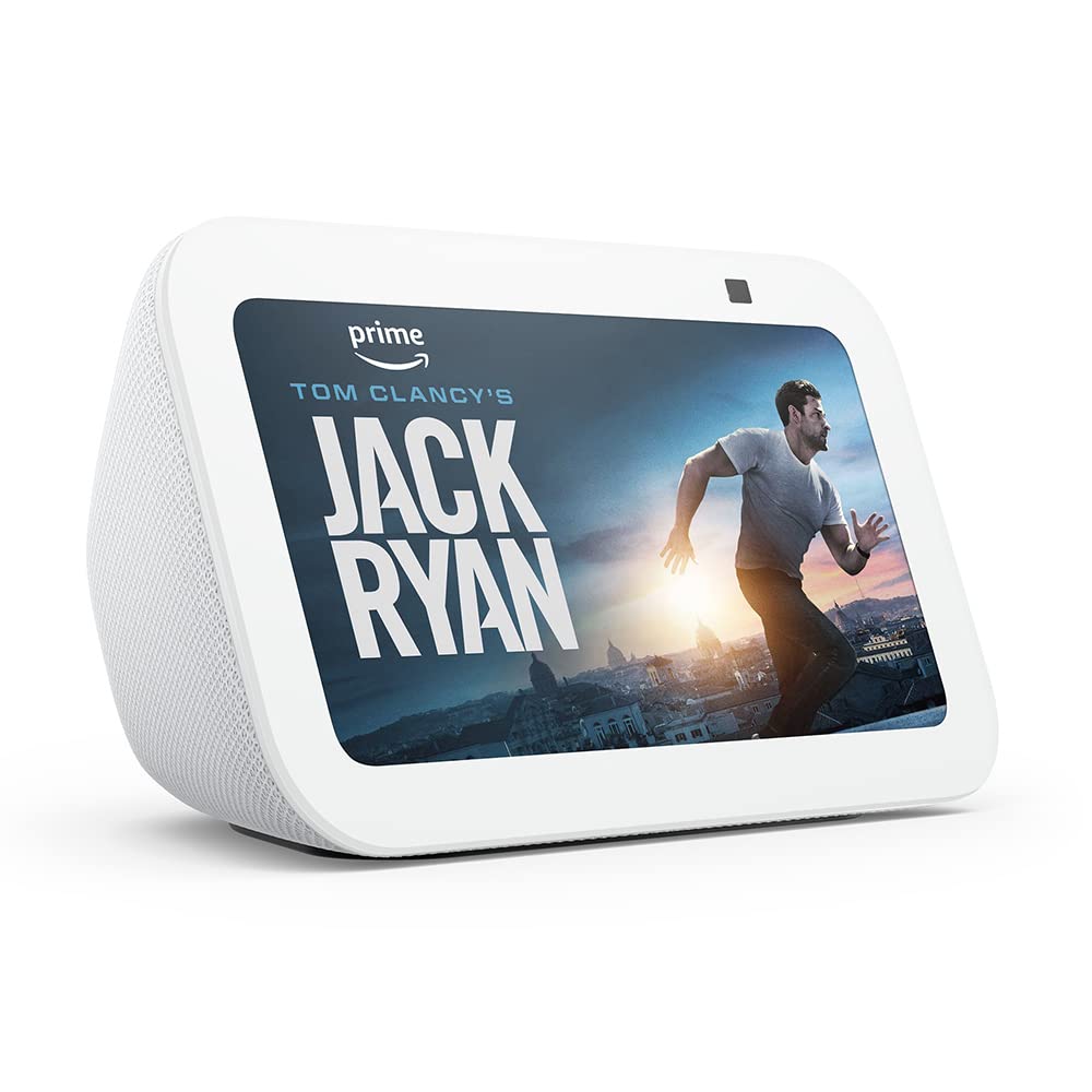 Echo Show 5 (Geração mais recente) | Smart display com Alexa, graves 2x mais potentes e som mais nítido | Cor Preta